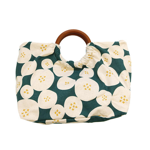 HUJI祤集Noble手提包插画圆圈十字花 商品图0