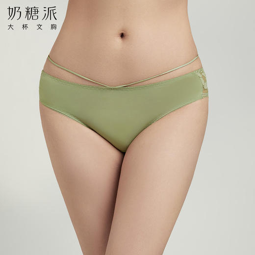 奶糖派微醺微甜配套蕾丝细带内裤女士三角裤轻薄清爽透气速干 商品图3