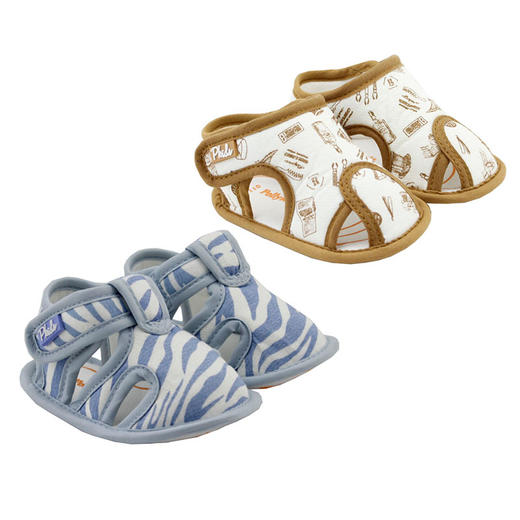 比士尼春款P字系列婴幼儿宝宝步前鞋男宝女宝软底纯棉布鞋 商品图1