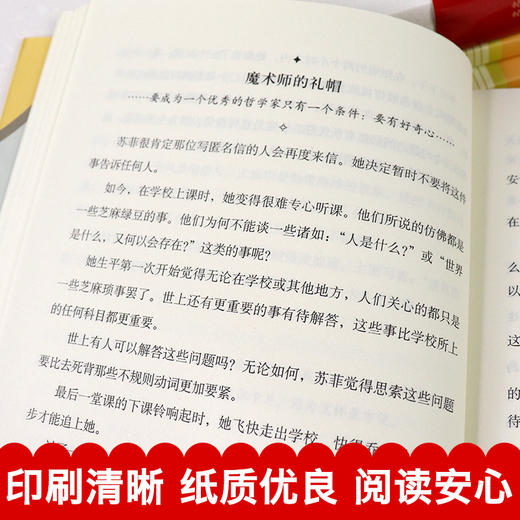 全套4册苏菲的世界正版原版原著作家出版社给青年的十二封信初中版必读八年级下册8平凡的世界名人传初中生人民教育出版社名著文学 商品图4
