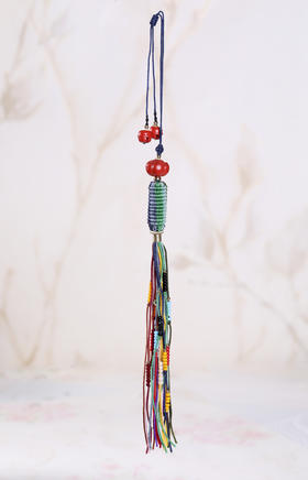 朱砂手工编绳挂件