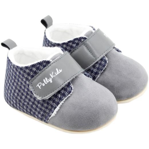 比士尼宝宝秋冬款单鞋男童鞋婴儿鞋宝宝鞋透气休闲鞋魔术贴 商品图4