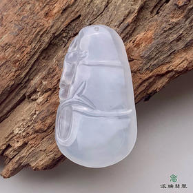 派瑞翡翠 翡翠挂件 冰糯种 无色