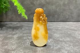【御珠宫坊】糖白玉花鱼挂件