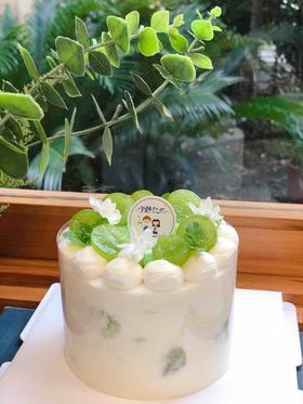 四寸阳光玫瑰青提柠檬奶油蛋糕 下单前请仔细阅读商品详情