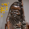 清代 龙眼木随形根雕寿星像 商品缩略图1