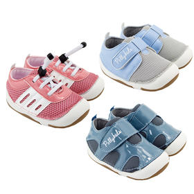 比士尼童鞋春秋款 婴幼儿宝宝步前鞋学步鞋 男宝女宝软底网鞋