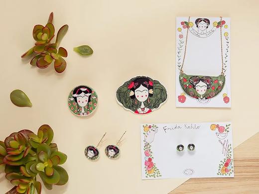 北京仓｜Manitas De Plata-Frida-弗里达 大胸针［西班牙设计师］ 商品图1