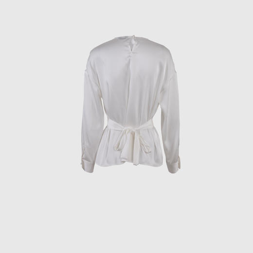 腰部褶皱收腰衬衣 商品图3