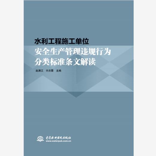 水利工程施工单位安全生产管理违规行为分类标准条文解读 商品图0