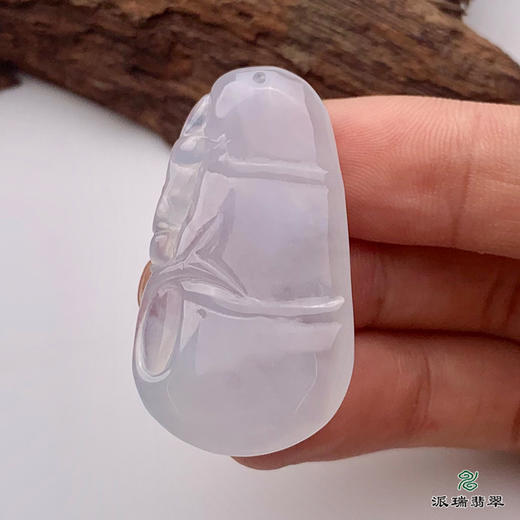 派瑞翡翠 翡翠挂件 冰糯种 无色 商品图3