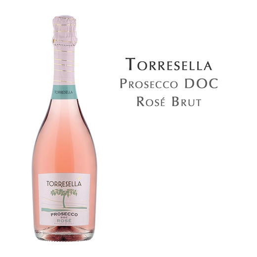 塔瑞塞拉普罗塞克桃红起泡葡萄酒，意大利Torresella Prosecco DOC Rosé Brut，Italy 商品图0