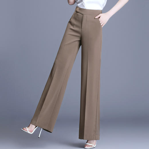 HB  YR2020南韩丝休闲裤垂坠感微弹直筒裤 商品图4