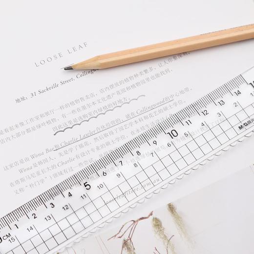 晨光简亚克力15cm直尺ARLN0413学生文具透明塑料学生用尺 商品图2