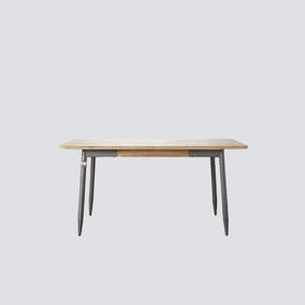 NS家居nsfurniture餐厅进口实木餐桌NSDT-ALB WHT D05