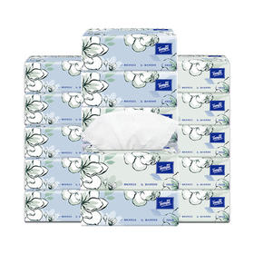 『得宝Tempo』软抽纸巾茉莉香味4层90抽16包整箱装纸巾（新旧款随机发）