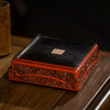 清代 剔红花卉纹方形盖盒 商品缩略图6