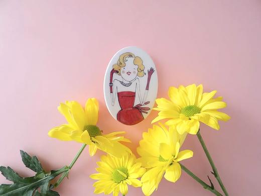 订购6周到｜Manitas De Plata-Marilyn Monroe-玛丽莲梦露 胸针［西班牙设计师］ 商品图2