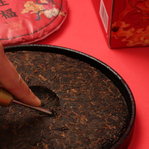压箱底·金牛旺福普洱熟茶357g 商品图3