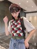 3楼阿玛施AMASS菱形格纹马甲 商品缩略图2