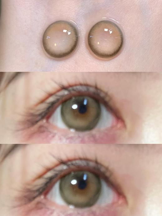 【白狮超推荐！】Leenscolor旗下 · 甜茶棕&墨子蓝 · 14.5mm中大直径 长期抛美瞳 商品图1