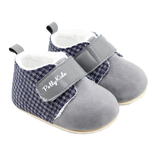 比士尼宝宝秋冬款单鞋男童鞋婴儿鞋宝宝鞋透气休闲鞋魔术贴 商品图2