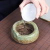 粗陶烟灰缸大仿石头烟缸陶瓷复古日式水盂茶洗小号禅意家用 商品缩略图1