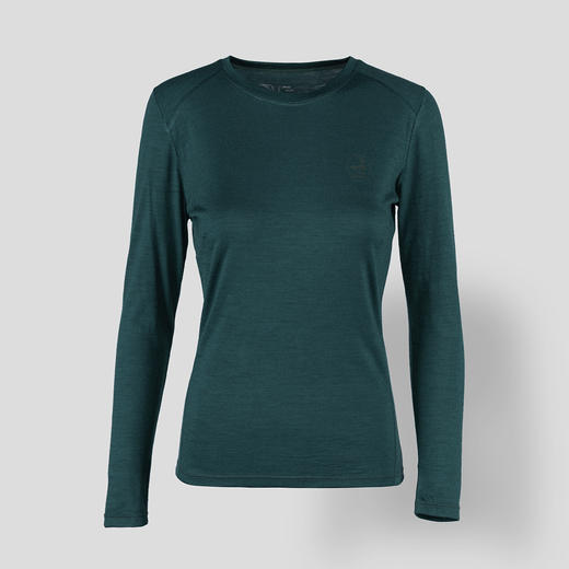 优极UG 男女款美丽诺羊毛长袖T恤 商品图4