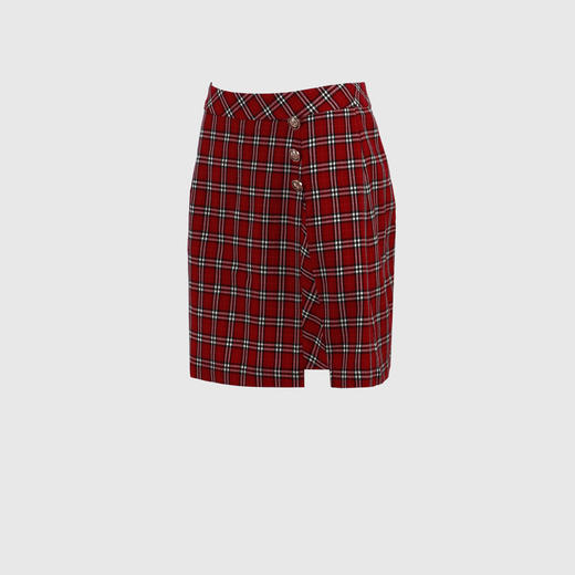 三角拼接减龄A摆半裙 商品图1