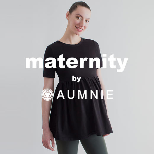 孕妇全棉舒适褶皱拼接短袖上衣 Maternity Pleated Short Sleeve Top 商品图0