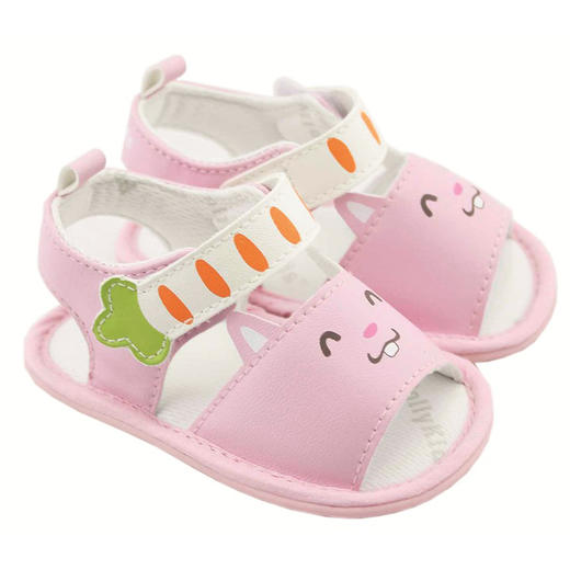 比士尼童鞋夏款凉鞋婴幼儿宝宝步前鞋学步鞋 男宝女宝软底 商品图2