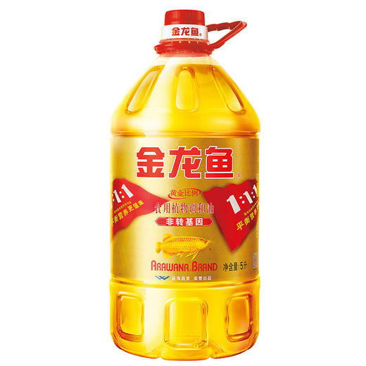 金龙鱼非转基因黄金比例1:1:1食用调和油5L 商品图3
