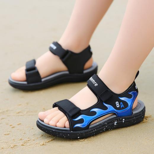 【儿童凉鞋】夏季童鞋舒适软实心底儿童沙滩鞋 商品图0