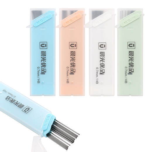 晨光铅芯优品ASL37403黑HB0.7文具学生自动铅笔芯 商品图1