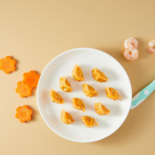 思念 水饺儿童水饺成长营养水饺 虾仁胡萝卜加量装210g 商品图4