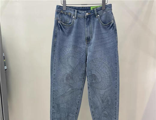 Jasonwood坚持我的 新款印花时尚宽松牛仔裤男211117288 商品图0