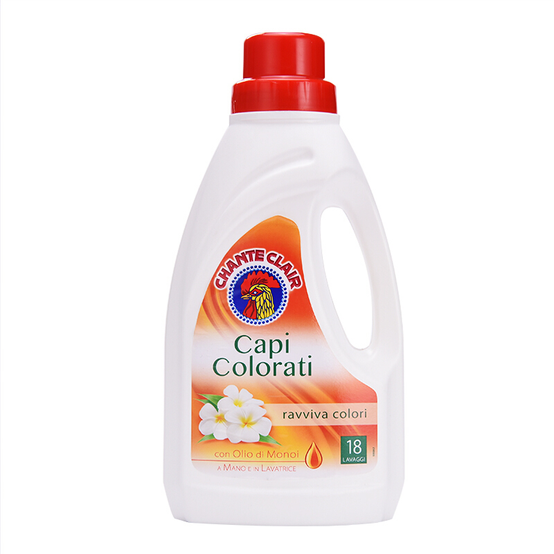 大公鸡管家 CHANTECLAIR 亮彩洗衣液护衣护色增艳深层洁净去渍（意大利原装进口） 亮彩护色衣物洗衣液 900ml