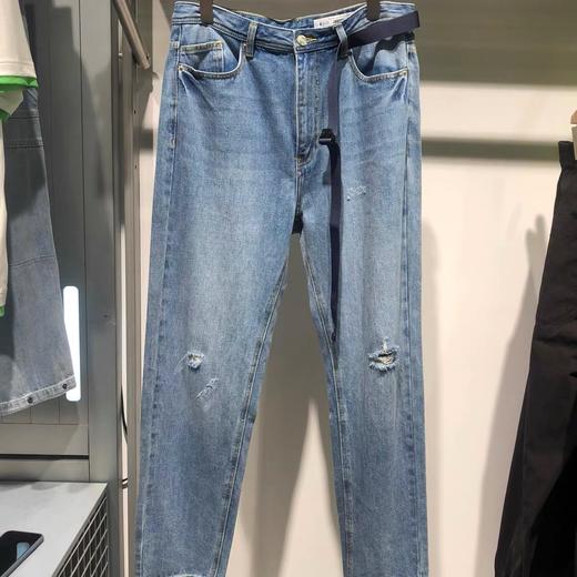 Jasonwood/坚持我的 21夏季新款男装时尚破洞牛仔长裤211117292 商品图0