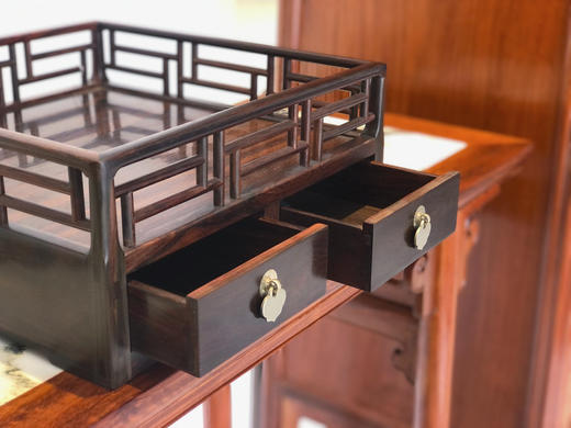 红桥红  家具严选  大红酸枝（交趾黄檀）【酸枝精工 都承盘】 商品图4