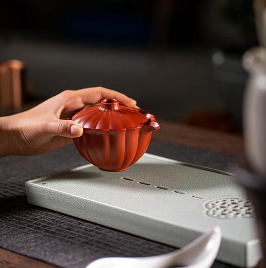 中秋大吉·葵纹紫砂茶具套装 商品图1