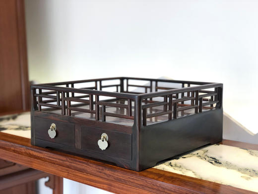 红桥红  家具严选  大红酸枝（交趾黄檀）【酸枝精工 都承盘】 商品图5