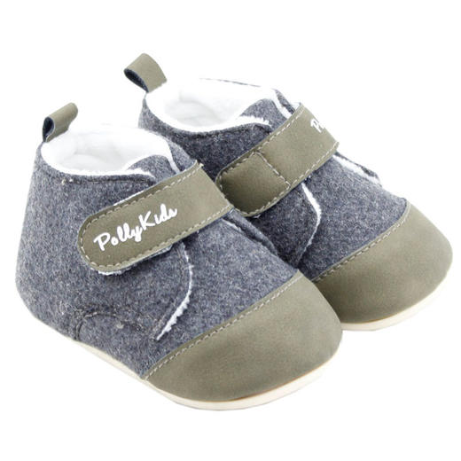 比士尼宝宝秋冬款单鞋男童鞋婴儿鞋宝宝鞋透气休闲鞋魔术贴 商品图1