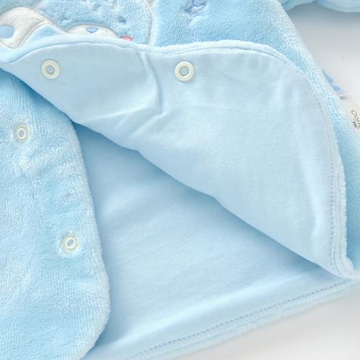 英氏-内衣类（冬）C9粉法兰绒对襟 粉红 商品图3