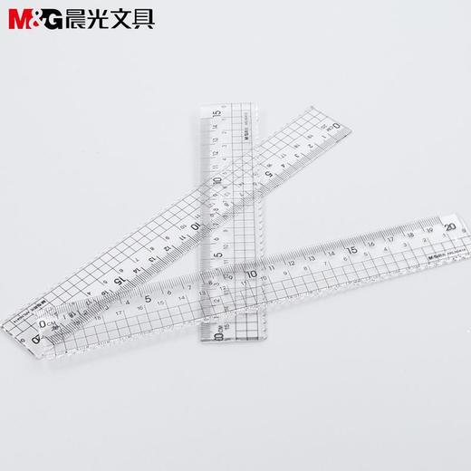晨光简亚克力15cm直尺ARLN0413学生文具透明塑料学生用尺 商品图3