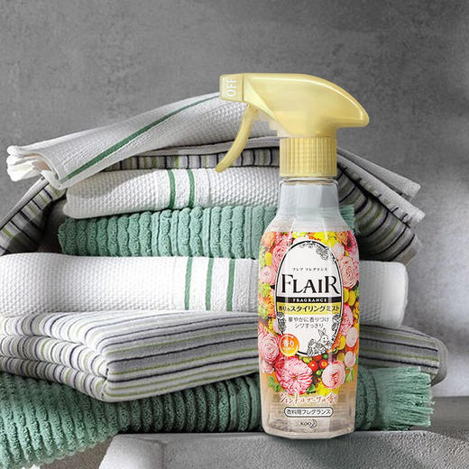 日本花王（KAO）进口衣物柔顺剂 衣物除异味喷雾防皱柔顺火锅去味清新喷雾空气防静电喷雾清新剂270ml 商品图2
