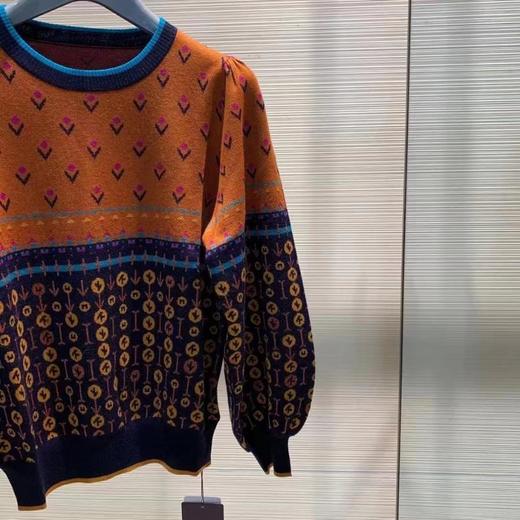 3楼阿玛施AMASS咖花色毛衣 商品图1