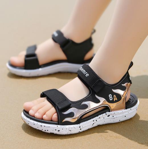 【儿童凉鞋】夏季童鞋舒适软实心底儿童沙滩鞋 商品图1