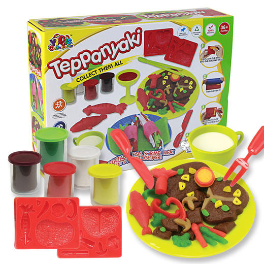 【儿童玩具橡皮泥】创意手工DIY橡皮泥益智3D仿真食品彩泥模具套装 商品图2