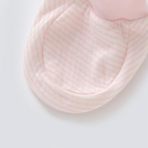 英氏-配饰类（秋）C9粉树叶提花手脚套 樱桃粉 商品图1