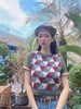 3楼阿玛施AMASS菱形格纹马甲 商品缩略图0